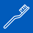 Toothbrush Icon Blue